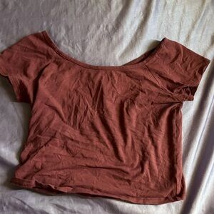 Bozzolo pink cropped shirt slim fit